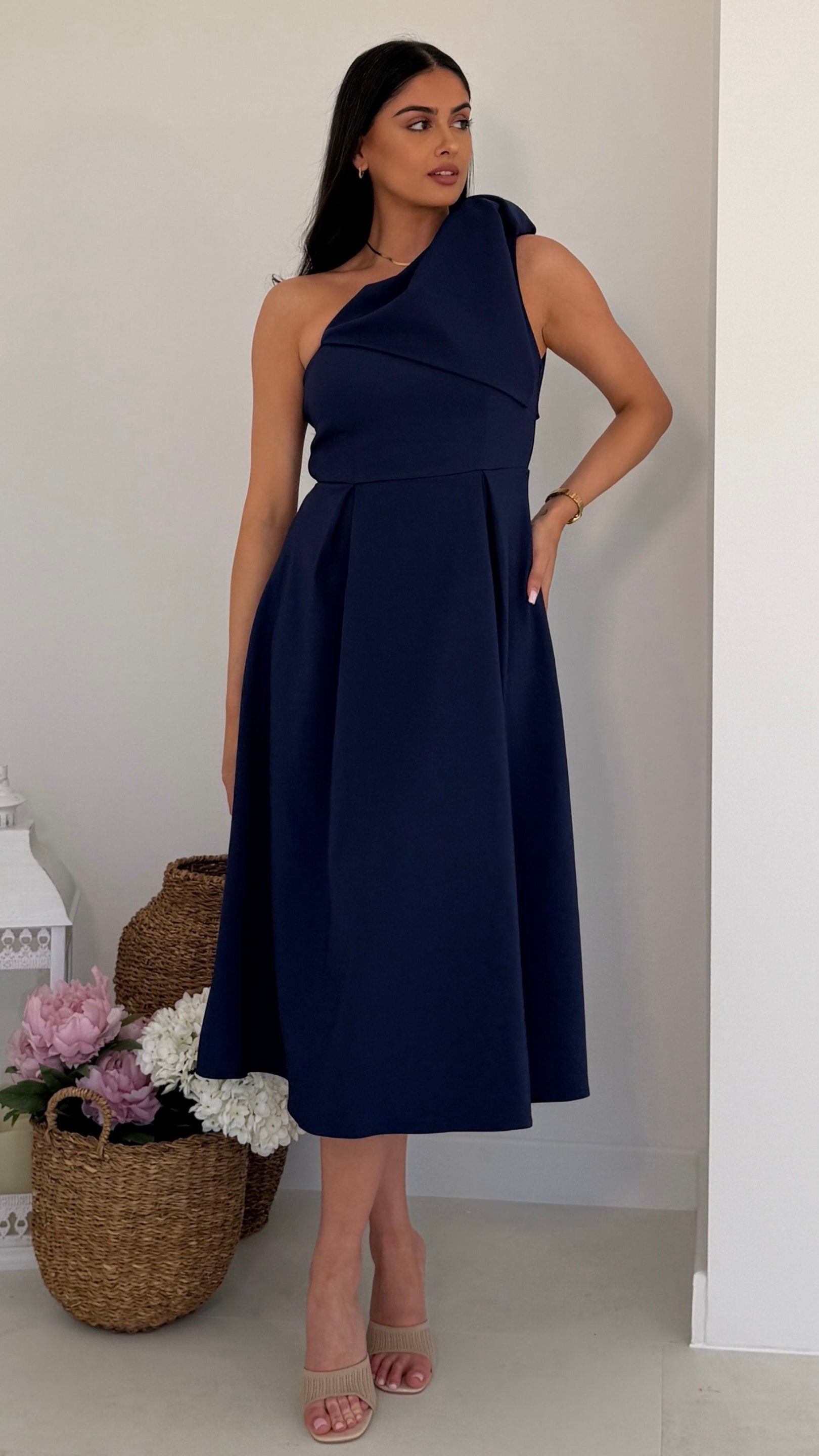 keeley midi dress Emilia Wickstead Keeley Mudu Strapless Duchesse-satin Midi Dress - Women - Light blue Dresses