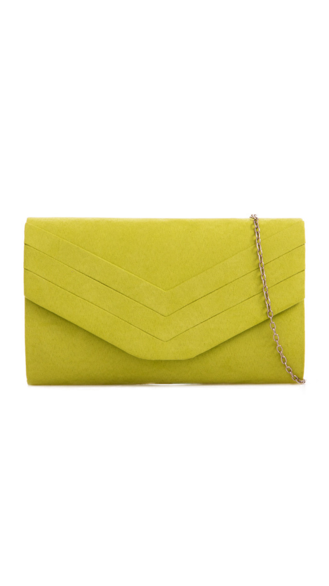 Aria Clutch Lime Green