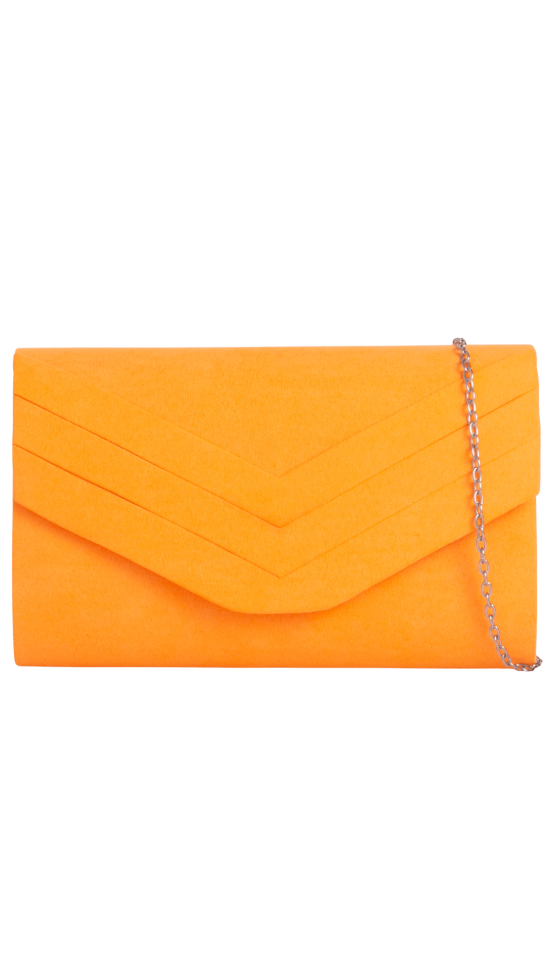 Neon orange clutch sales